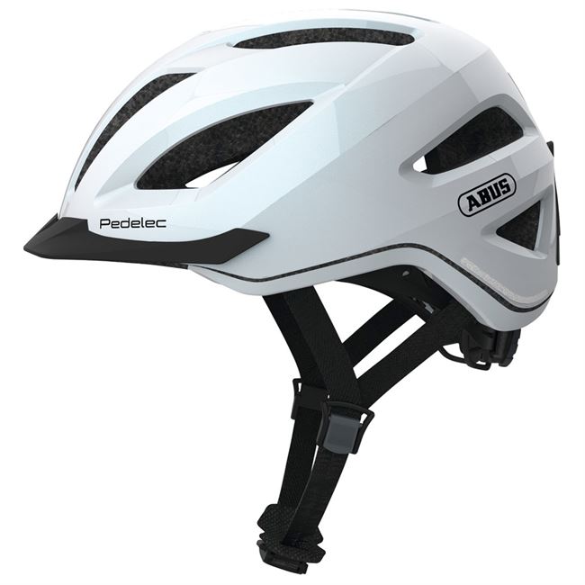 Abus Pedelec 1.1 cykelhjelm - Pearl White 56-62 cm.