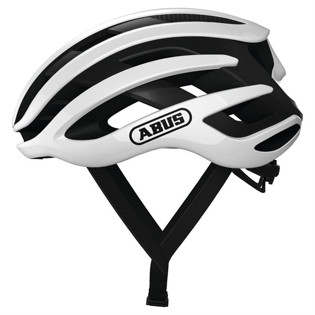 Abus AirBreaker cykelhjelm - Polar White 52-58 cm.