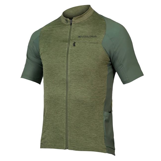 Endura GV500 Reiver S/S Jersey - Olive Green L