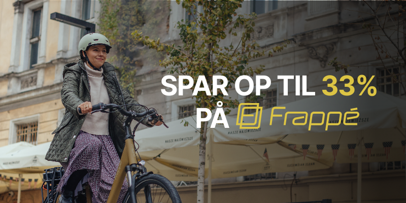 Spar op til 33% på frappe cykler