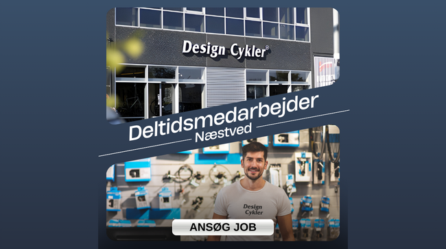 Deltidsmedarbejder til Design Cykler Næstved