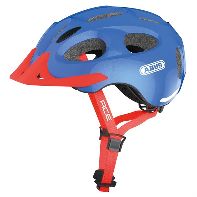 Abus Youn-I ACE cykelhjelm - Sparkling Blue 58-61 cm.